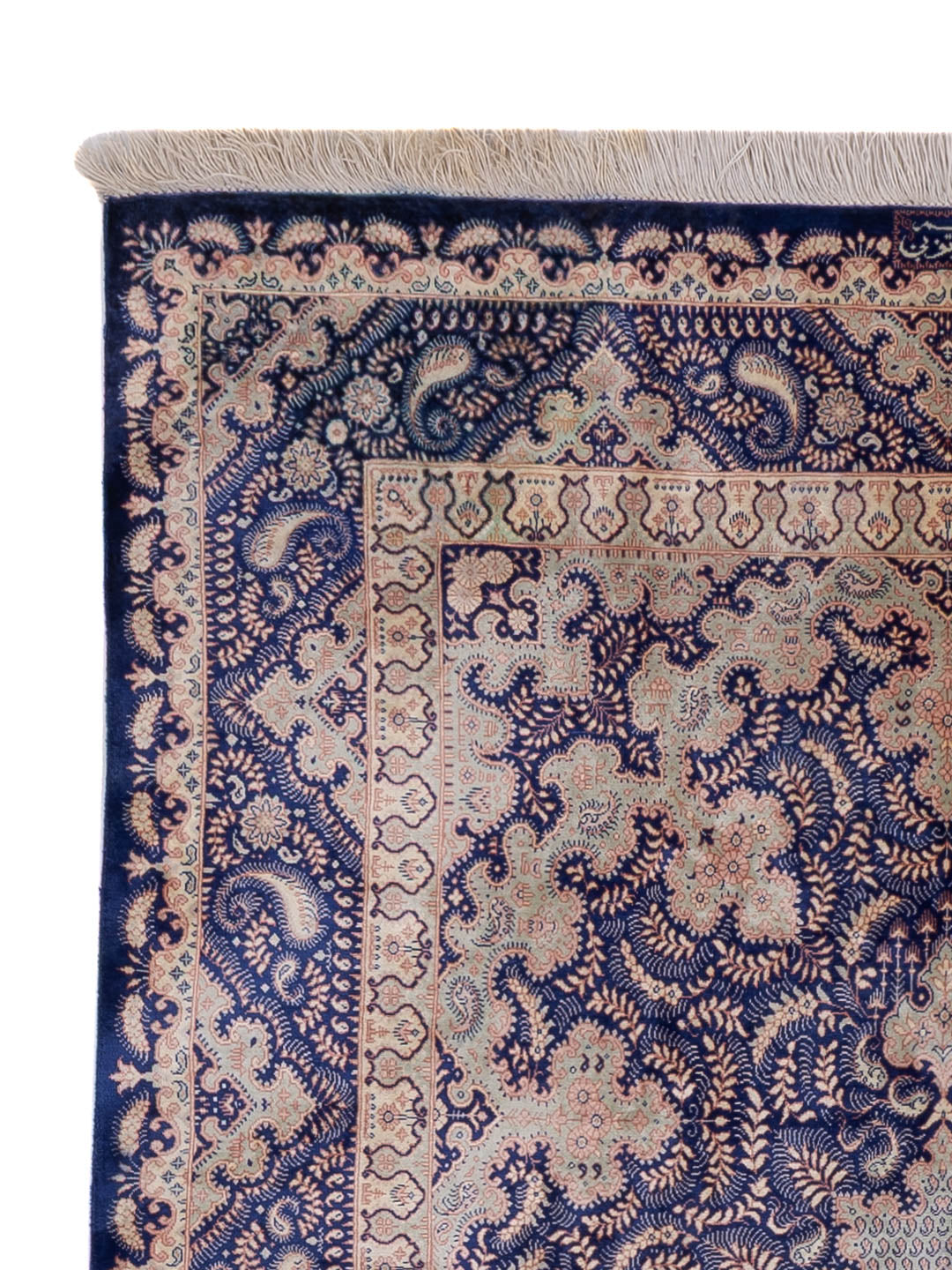Silk Carpet - Ghom Silk - Premium - 150 x 96 cm - karamell