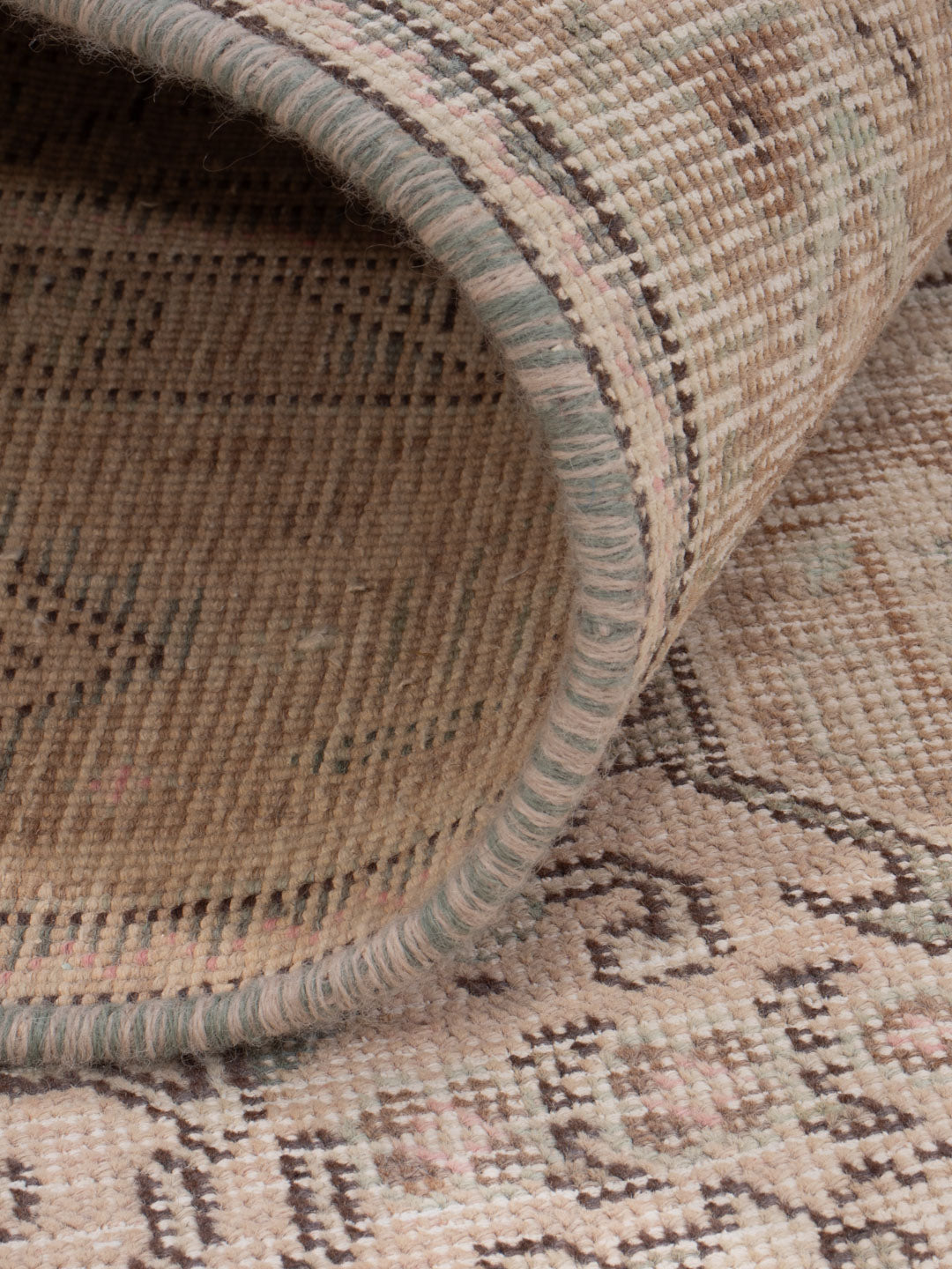 Vintage matta - 281 x 185 cm - karamell