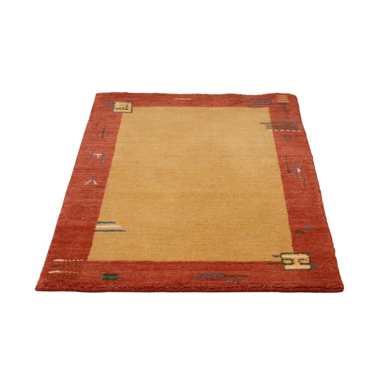 Gabbeh-matta - Softy - 90 x 60 cm - gul