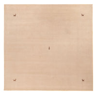 Gabbeh-matta - Softy kvadrat  - 250 x 250 cm - beige
