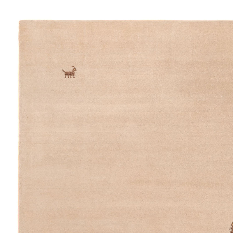 Gabbeh-matta - Softy kvadrat  - 250 x 250 cm - beige