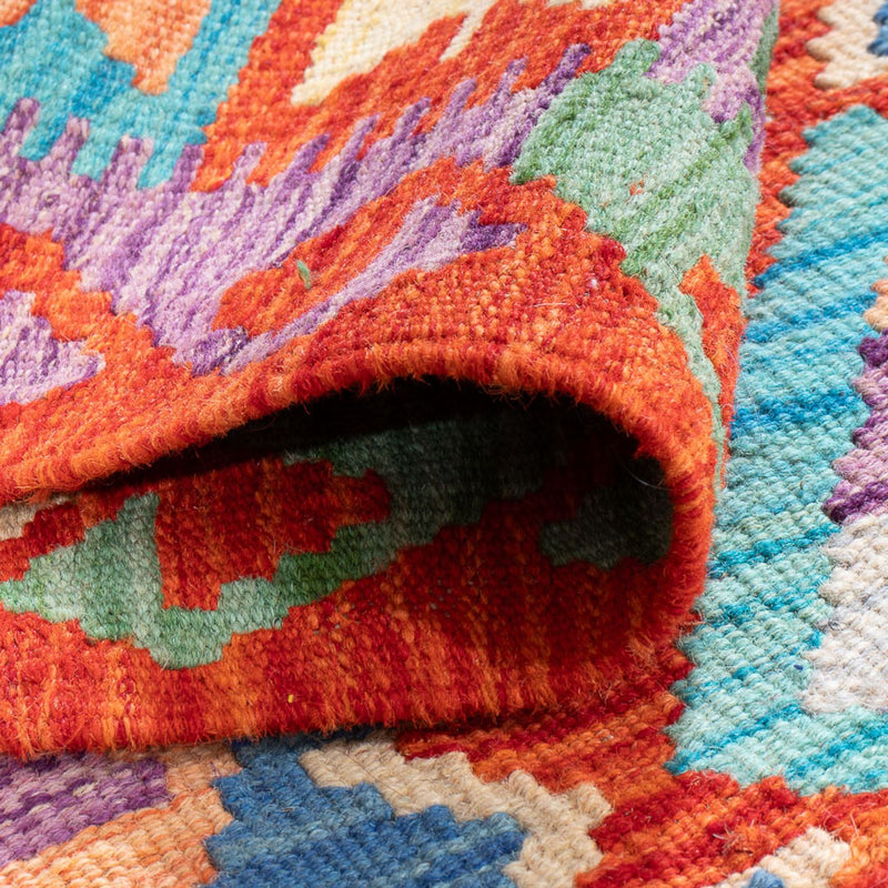 Kelim Carpet - Splash - 165 x 100 cm - flerfärgad