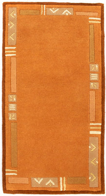 Nepal mattan - 137 x 73 cm - orange