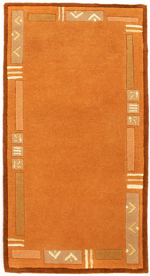 Nepal mattan - 137 x 73 cm - orange