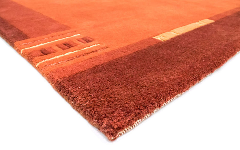 Nepal mattan - 239 x 173 cm - orange