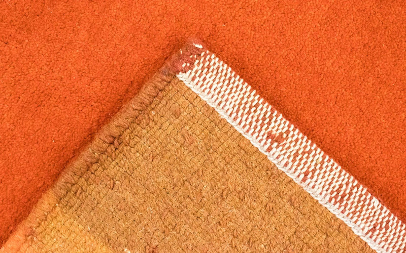 Nepal mattan - 239 x 173 cm - orange