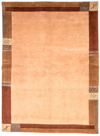 Nepal mattan - 238 x 172 cm - ljusbrun