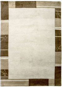 Nepal mattan - 197 x 143 cm - beige