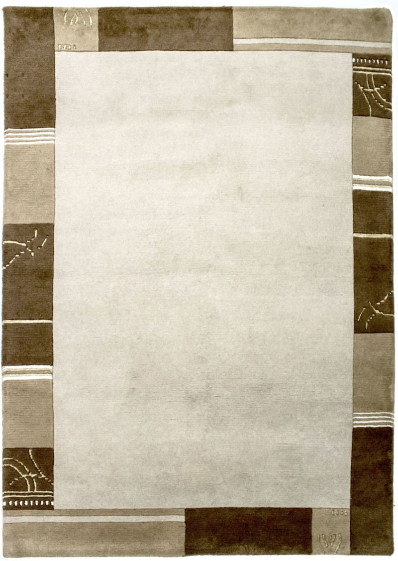 Nepal mattan - 197 x 143 cm - beige