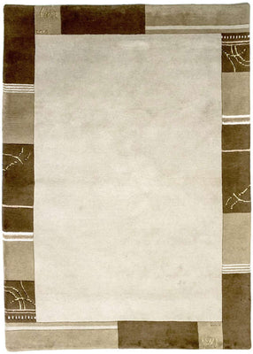 Nepal mattan - 195 x 144 cm - beige