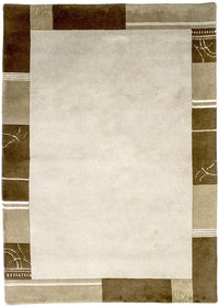 Nepal mattan - 195 x 144 cm - beige