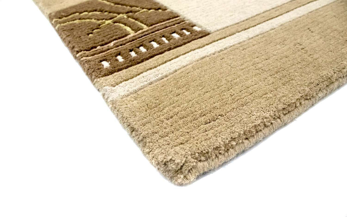 Nepal mattan - 195 x 144 cm - beige