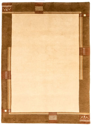 Nepal mattan - 197 x 144 cm - beige