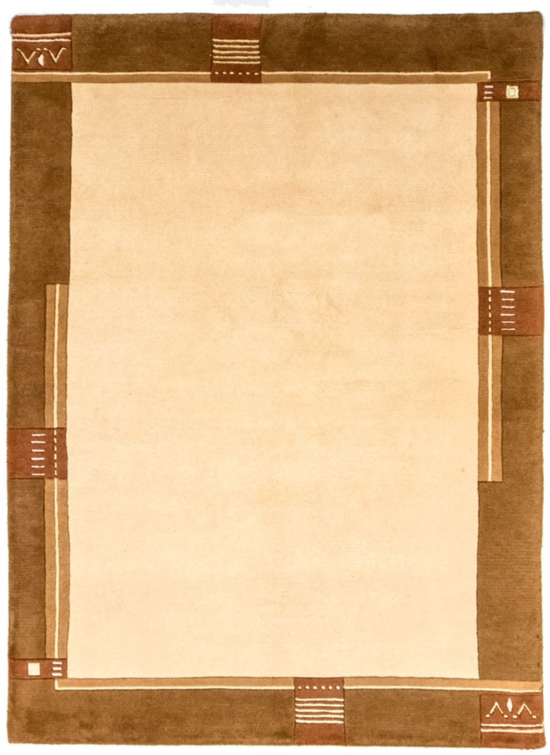 Nepal mattan - 197 x 144 cm - beige