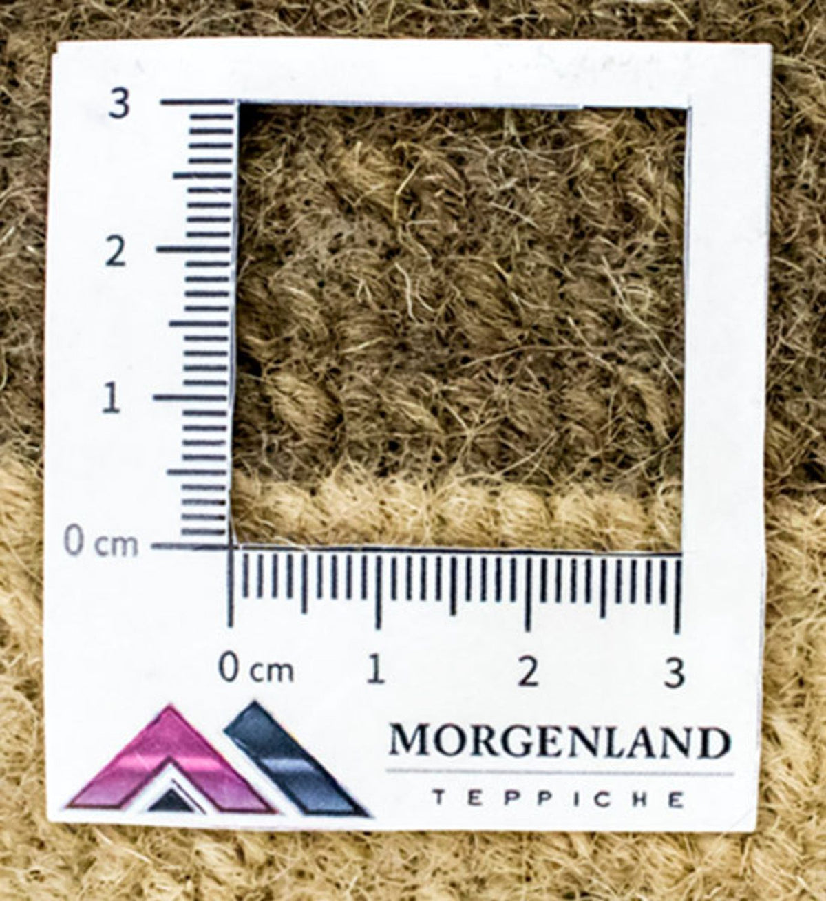 Nepal mattan - 198 x 144 cm - brun