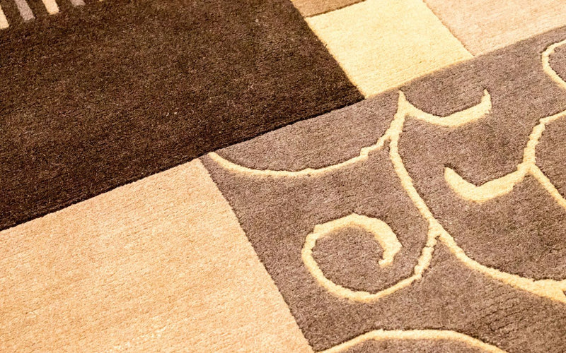 Nepal mattan - 197 x 144 cm - flerfärgad