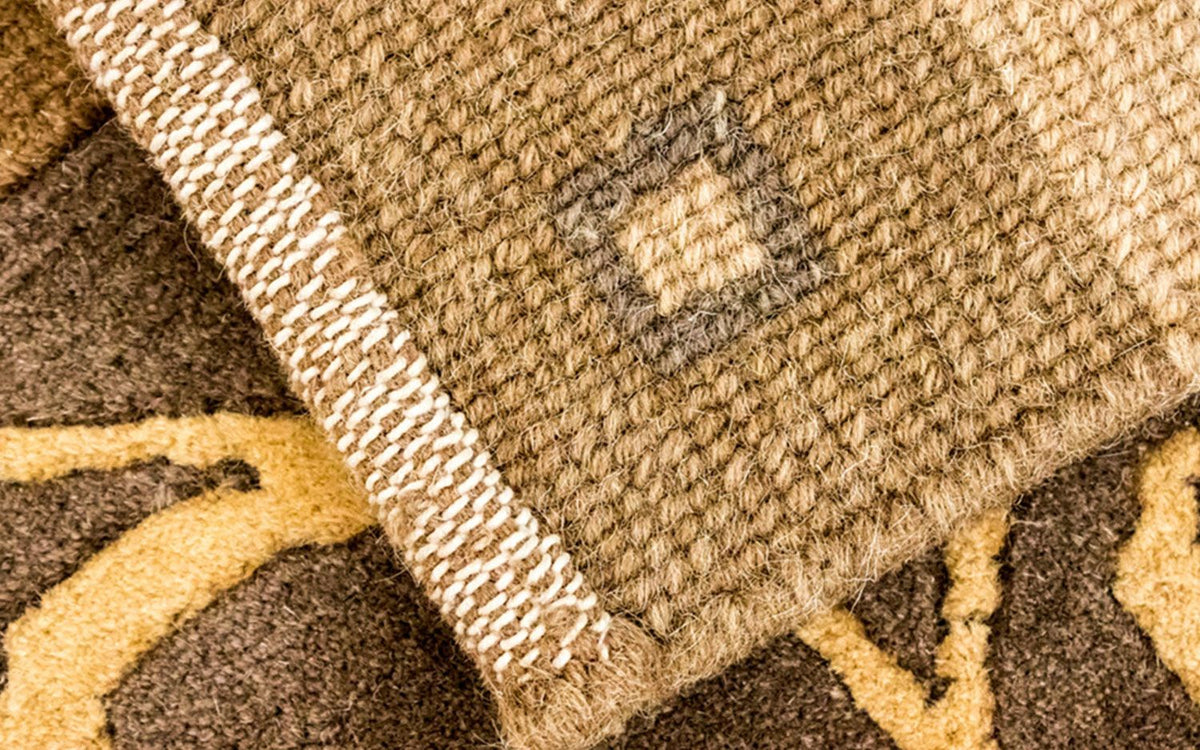 Nepal mattan - 197 x 144 cm - flerfärgad