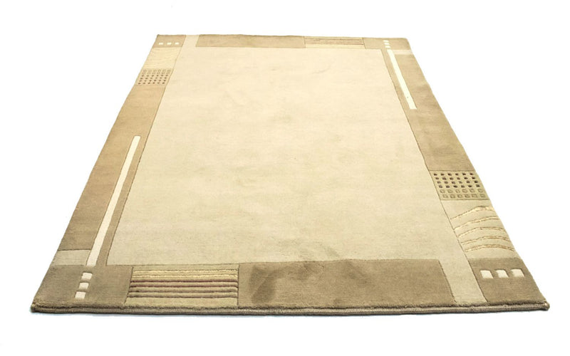 Nepal mattan - 194 x 143 cm - beige