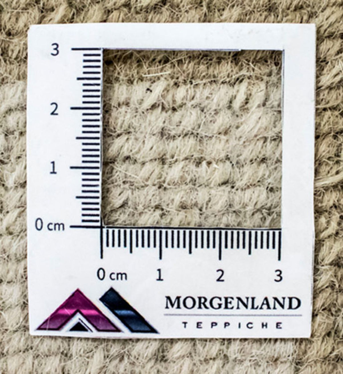 Nepal mattan - 194 x 143 cm - beige