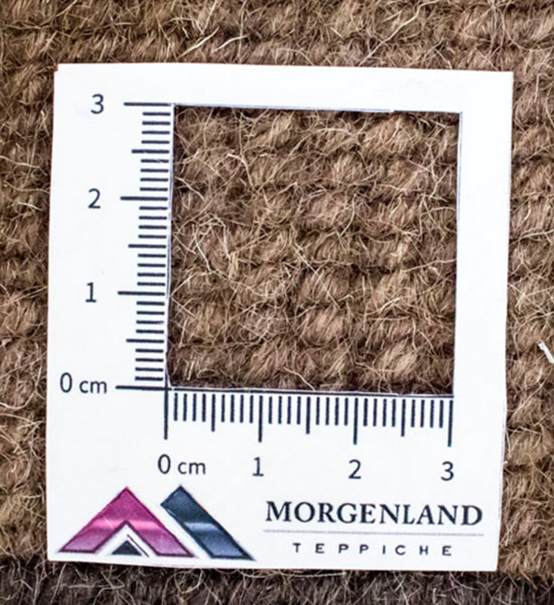 Nepal mattan - 199 x 144 cm - brun