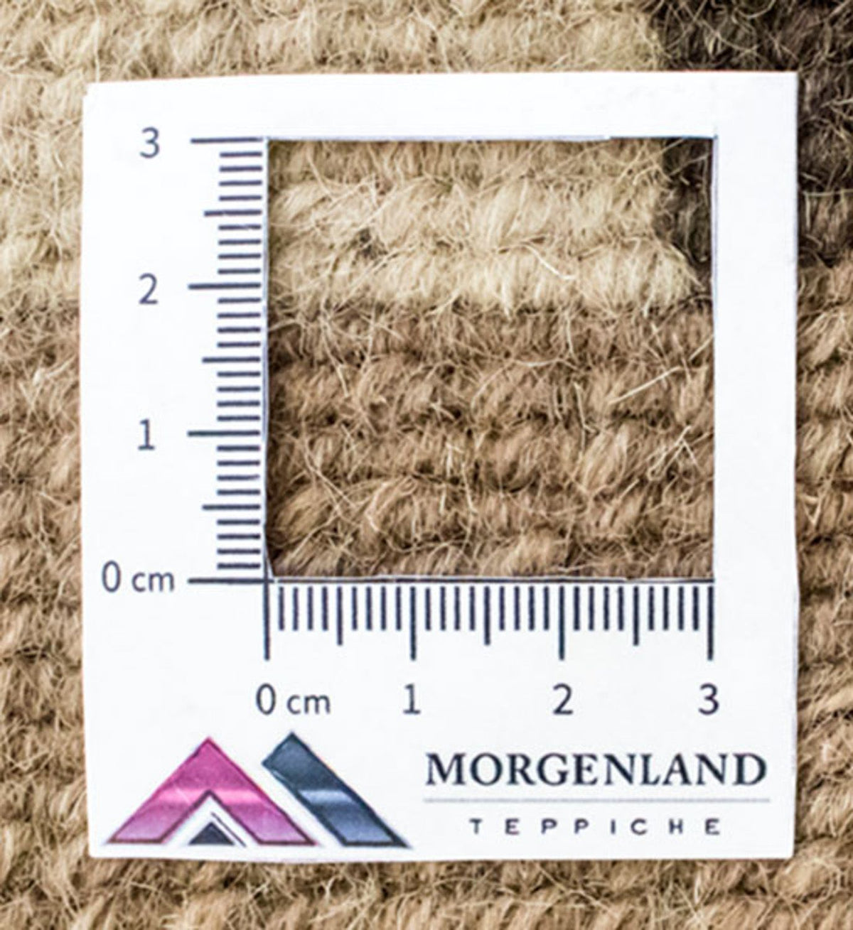 Nepal mattan - 201 x 141 cm - brun