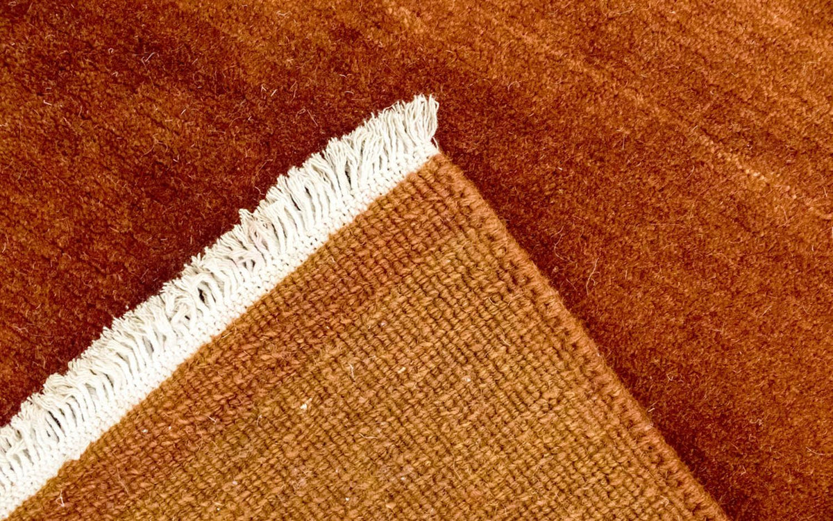 Nepal mattan - 200 x 144 cm - brun