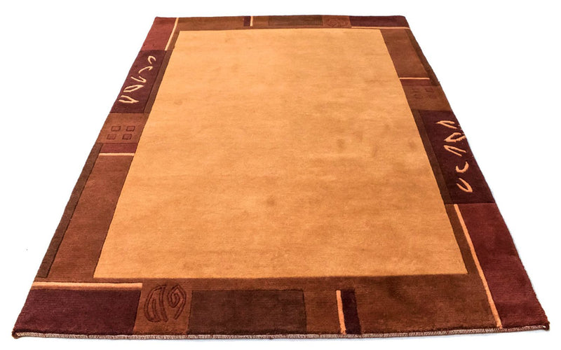 Nepal mattan - 201 x 146 cm - orange