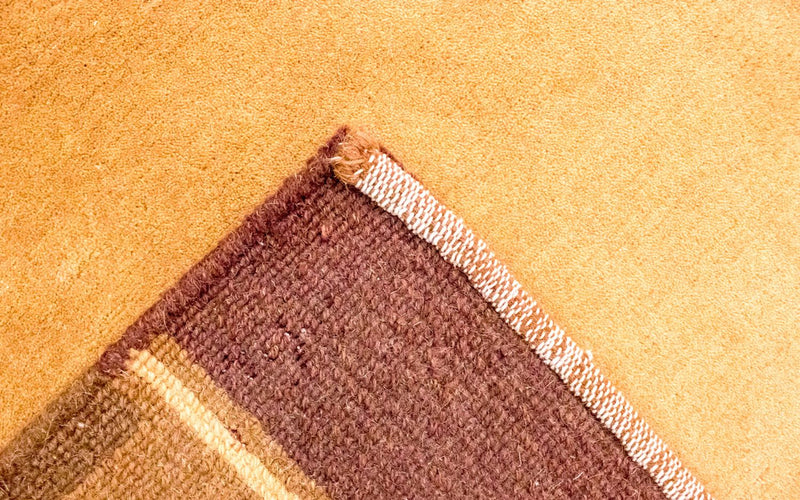 Nepal mattan - 201 x 146 cm - orange