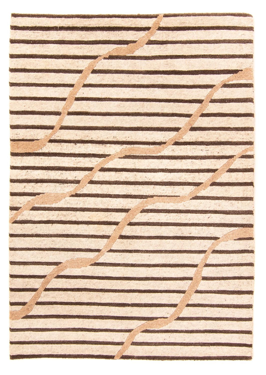 Nepal mattan - 202 x 141 cm - beige
