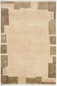 Nepal mattan - 182 x 124 cm - flerfärgad