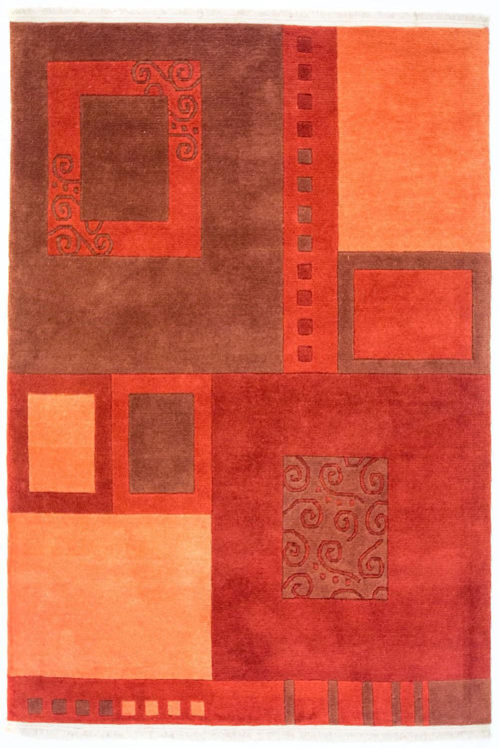 Nepal mattan - 185 x 131 cm - flerfärgad