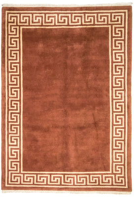 Nepal mattan - 239 x 171 cm - brun