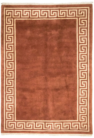 Nepal mattan - 239 x 171 cm - brun