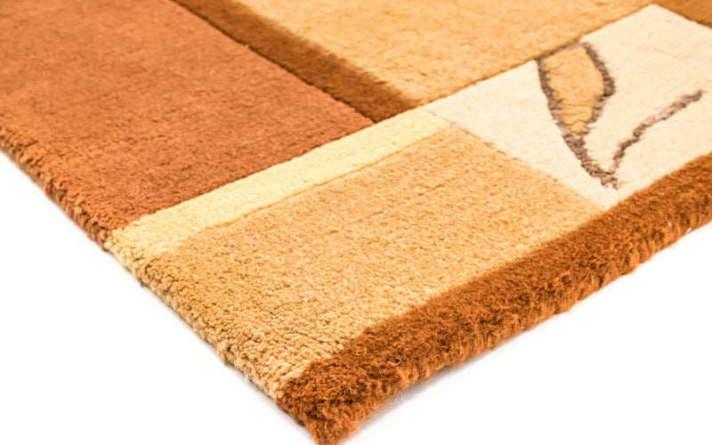 Nepal mattan - 240 x 174 cm - orange