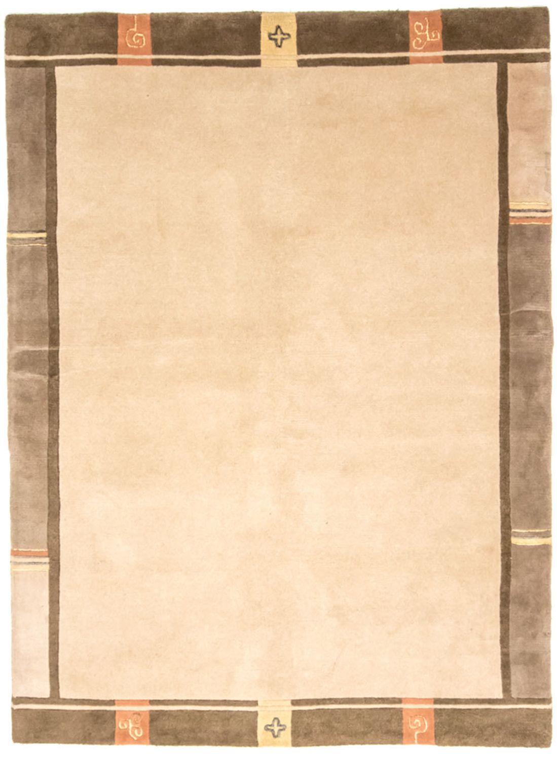 Nepal mattan - 242 x 175 cm - beige