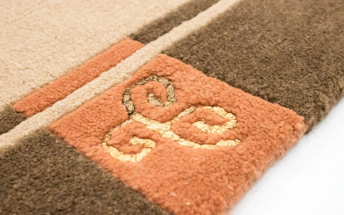 Nepal mattan - 242 x 175 cm - beige