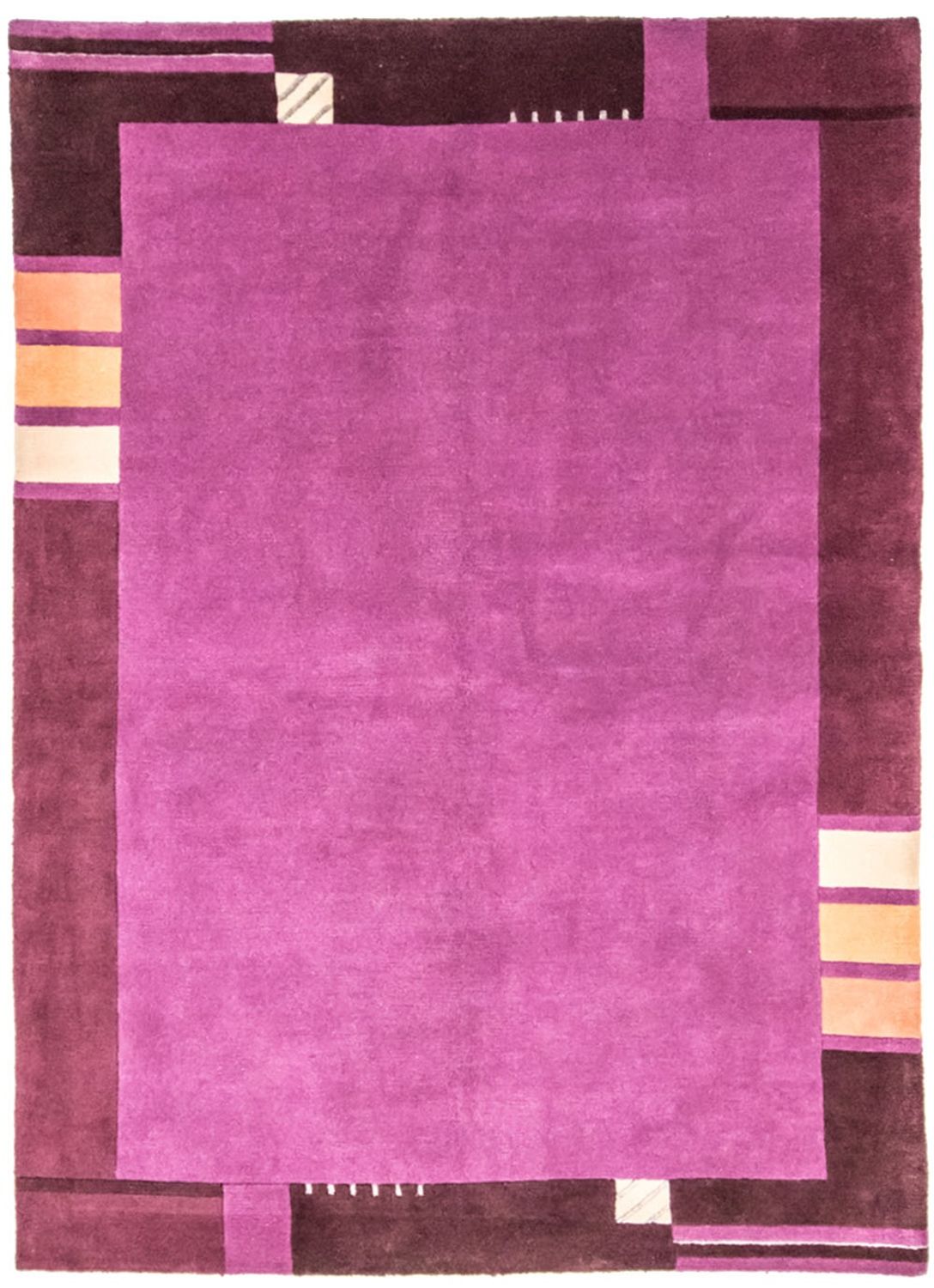 Nepal mattan - 241 x 172 cm - lila