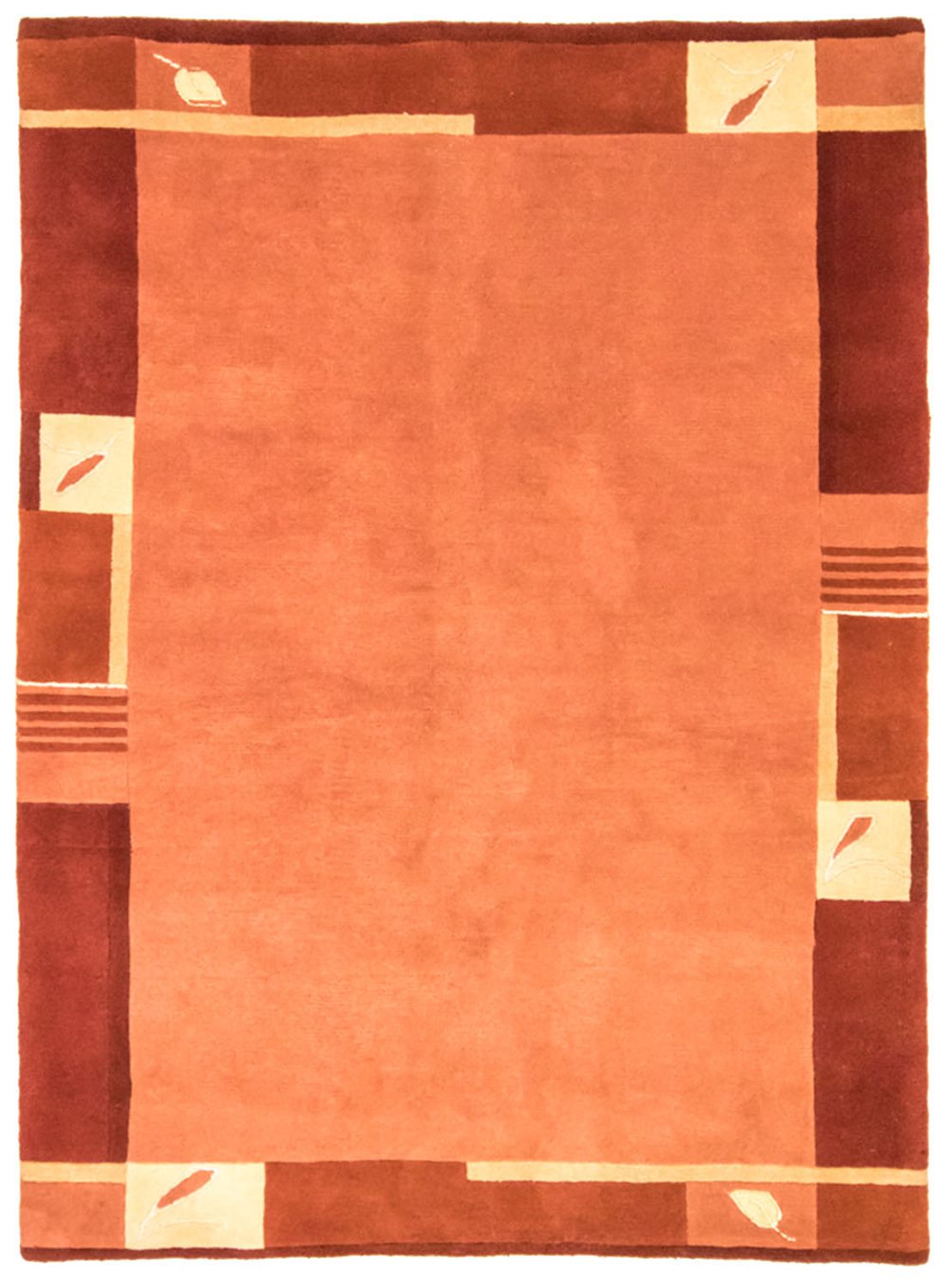 Nepal mattan - 238 x 170 cm - orange