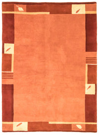 Nepal mattan - 238 x 170 cm - orange