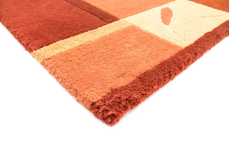 Nepal mattan - 238 x 170 cm - orange