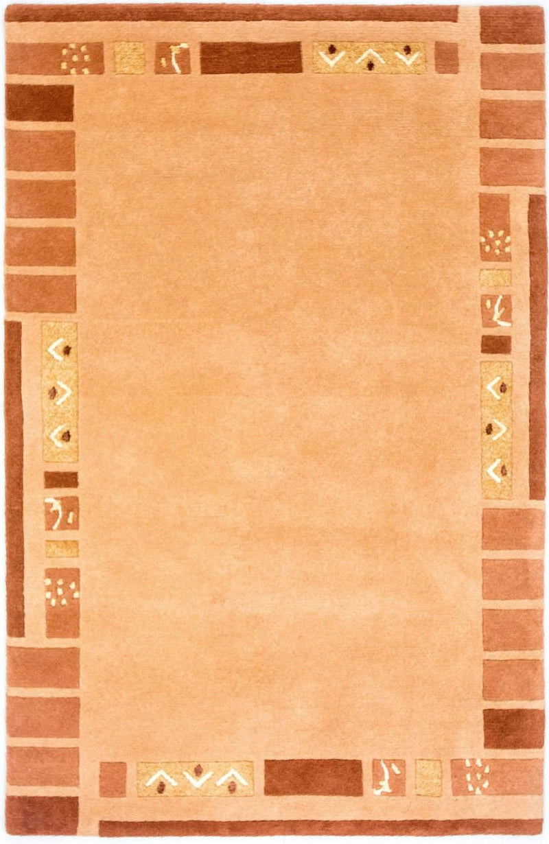 Nepal mattan - 186 x 123 cm - orange