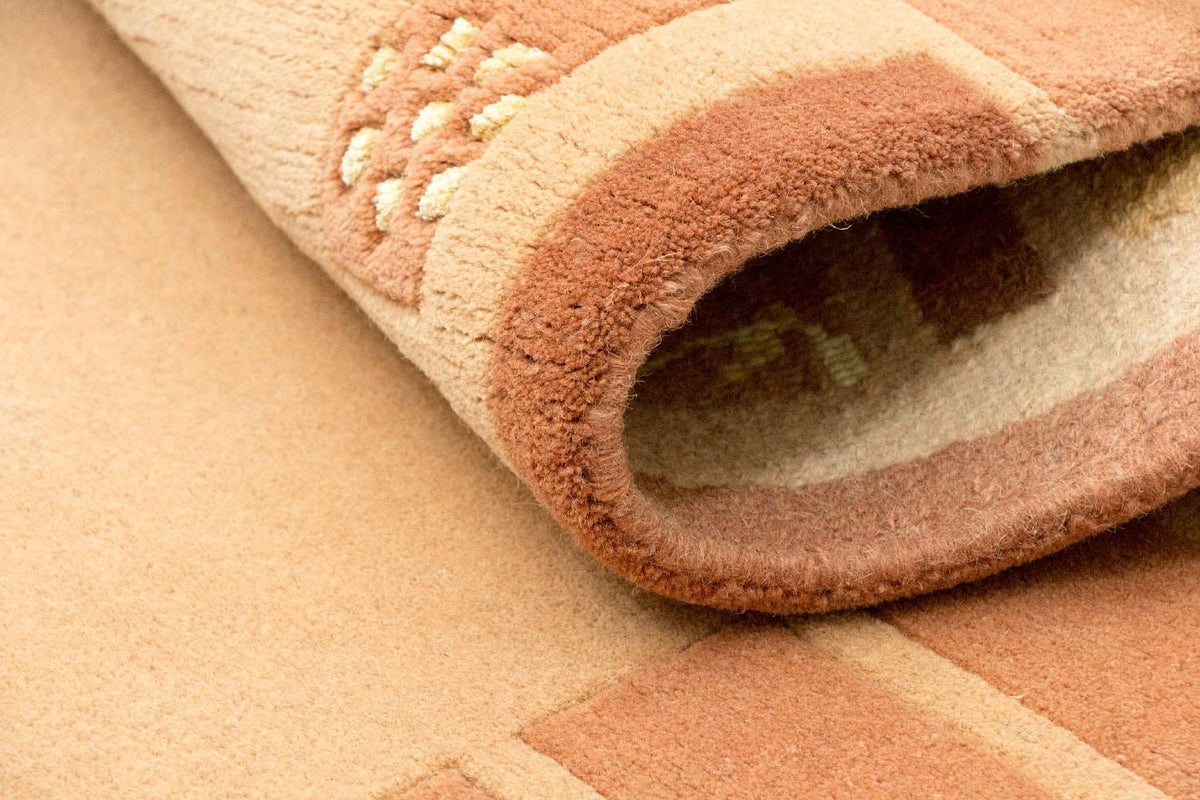 Nepal mattan - 186 x 123 cm - orange