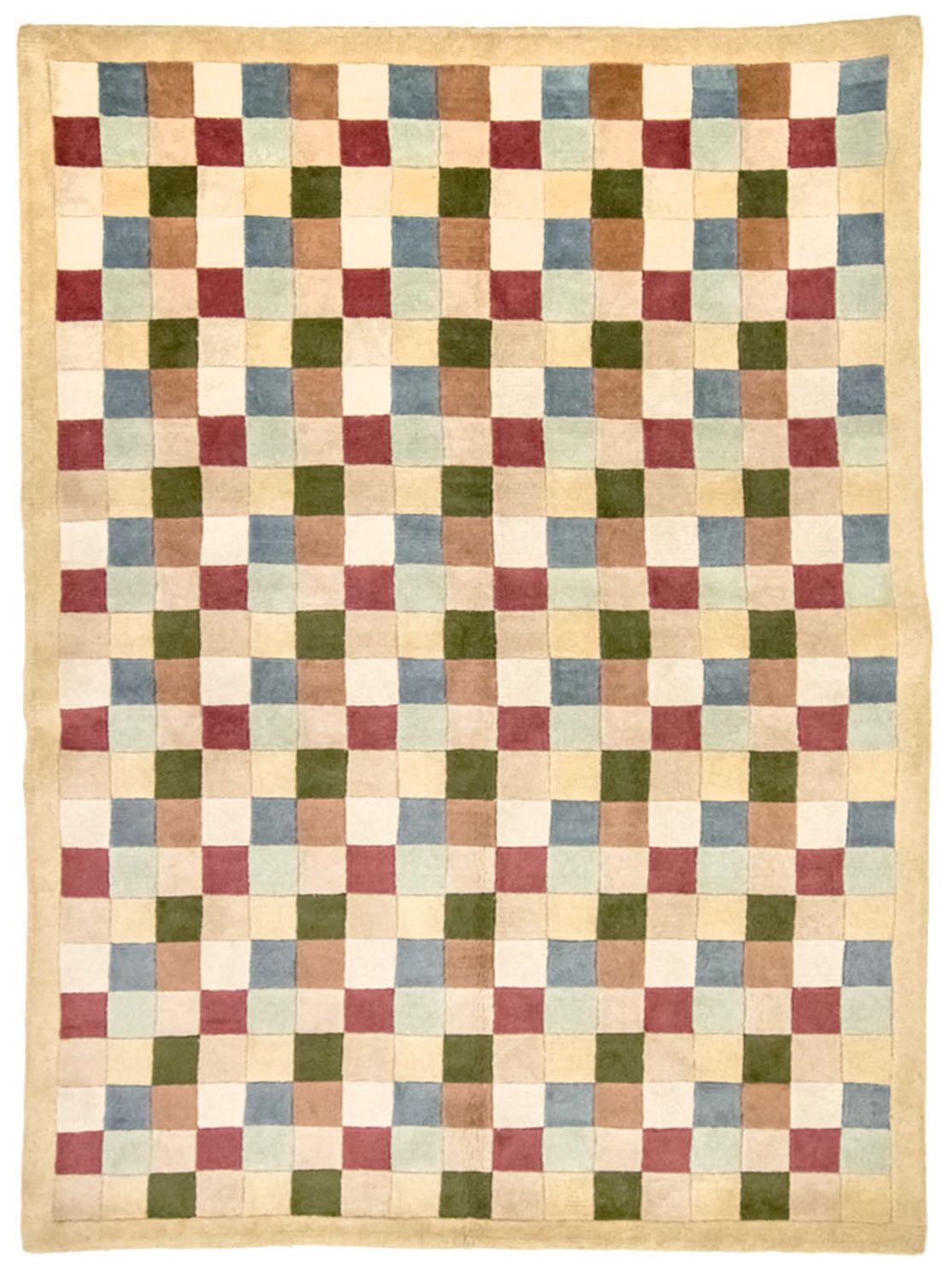 Nepal mattan - 220 x 160 cm - färgad