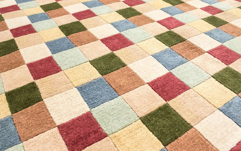 Nepal mattan - 220 x 160 cm - färgad