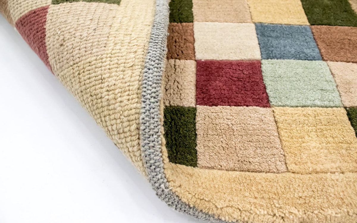 Nepal mattan - 220 x 160 cm - färgad