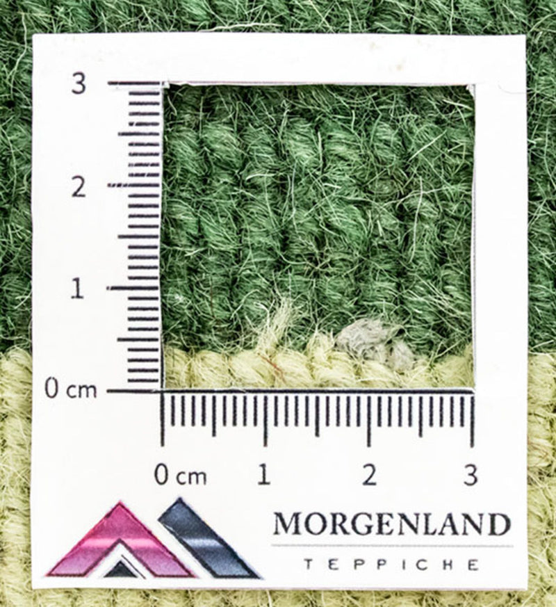 Nepal mattan - 225 x 161 cm - grön