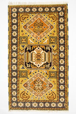 Oriental Carpet - 164 x 97 cm - guld