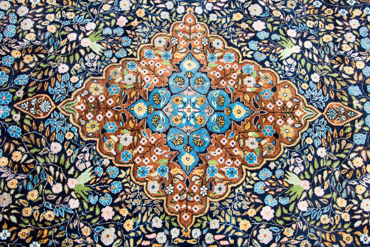Oriental Carpet - 226 x 140 cm - blå