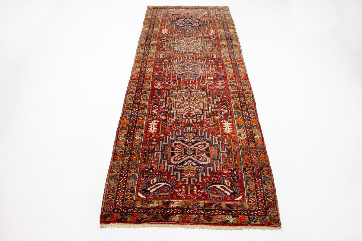 Runner Persisk matta - Nomadic - 333 x 110 cm - röd