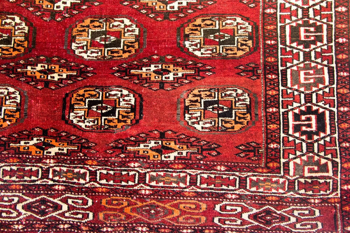 Afghansk matta - Bukhara - 215 x 152 cm - röd